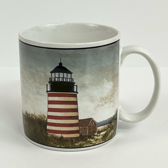 “By the Sea” David Carter Brown Collection For Sakura 2001 Lighthouse Coffee Mug - Picture 12 of 12